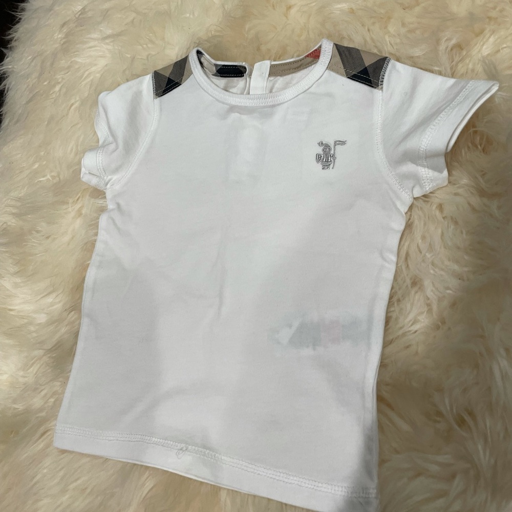 Burberry boys short sleeve shirt